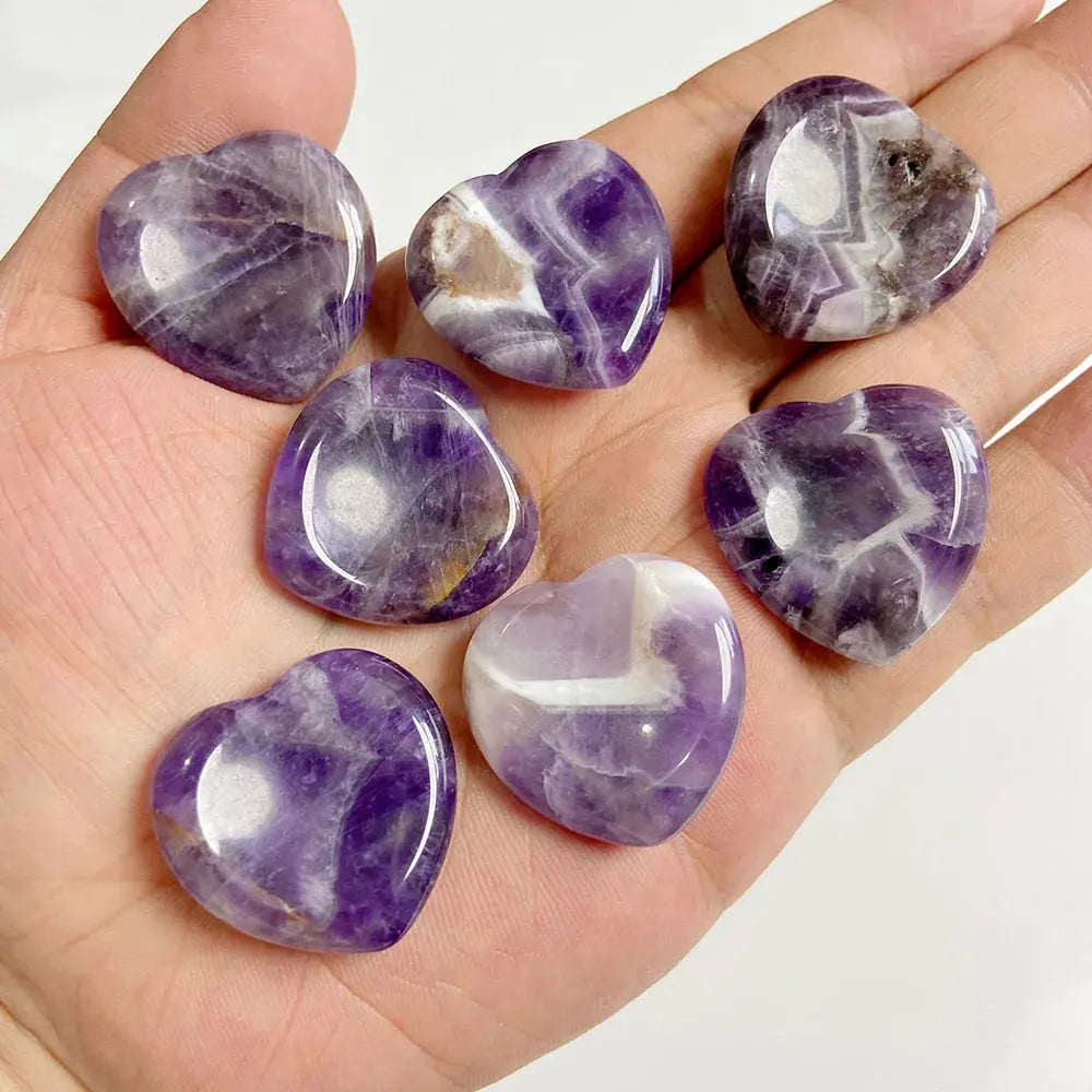 Heart Hand Stone Massage Set – Relaxation in Your Palm - Gems Ritual