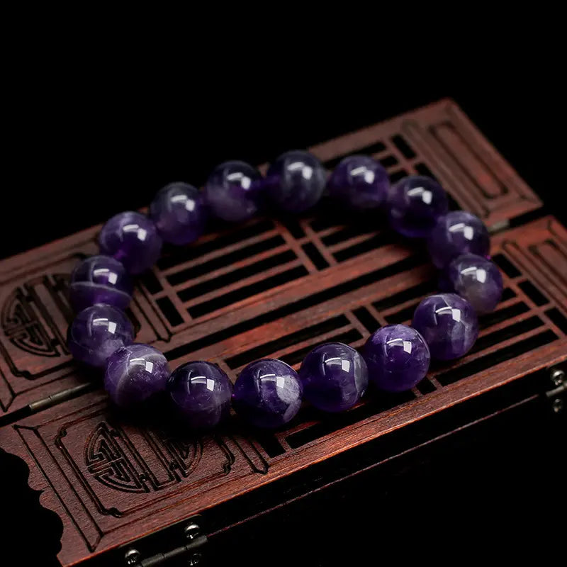 A Natural Amethyst Bracelet to Inspire Harmony & Strength Gems Ritual