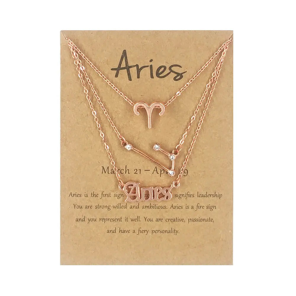 Birthstone Necklaces – Modern Design with Astrological Charms - Gems Ritual