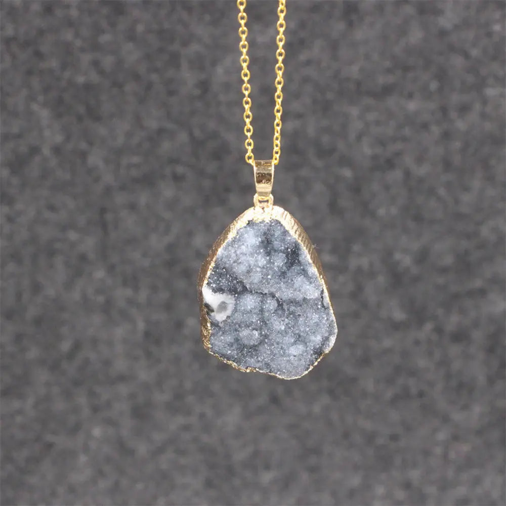 Natural Raw Crystal Pendant for Healing Energy - Gems Ritual