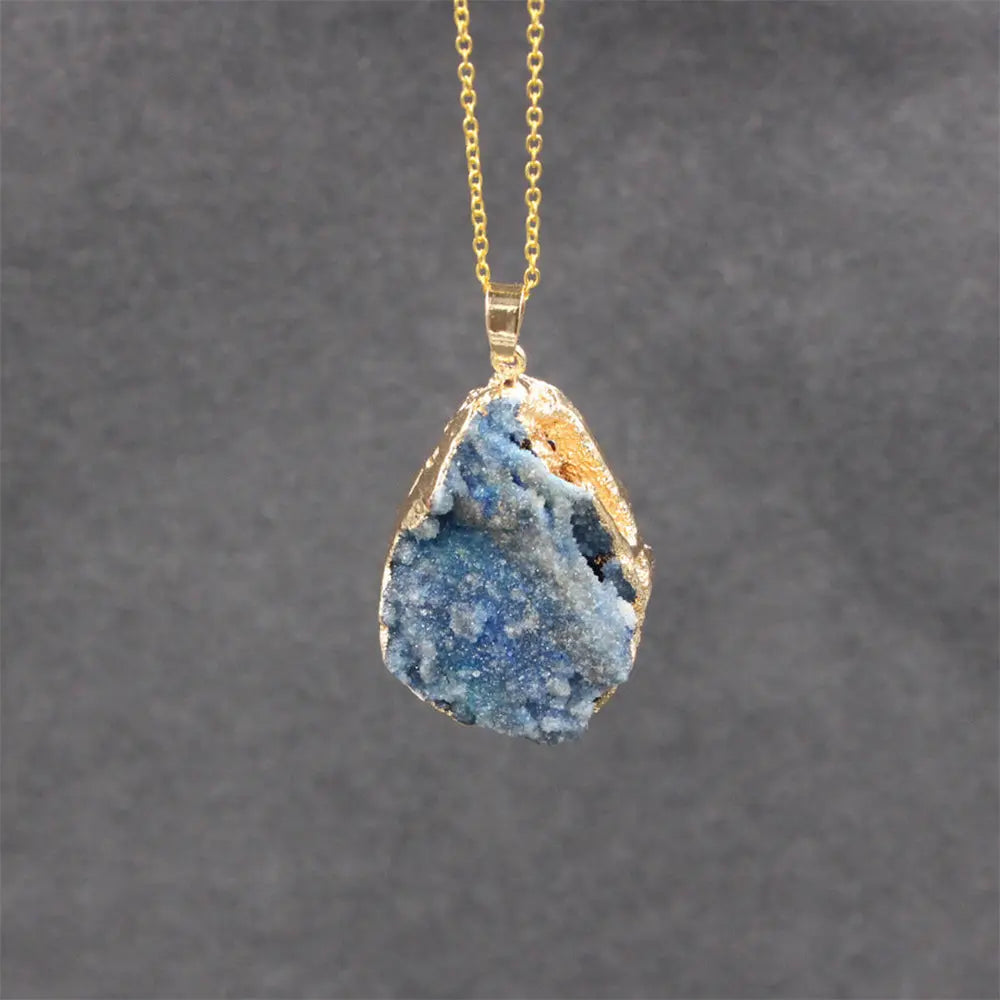 Natural Raw Crystal Pendant for Healing Energy - Gems Ritual