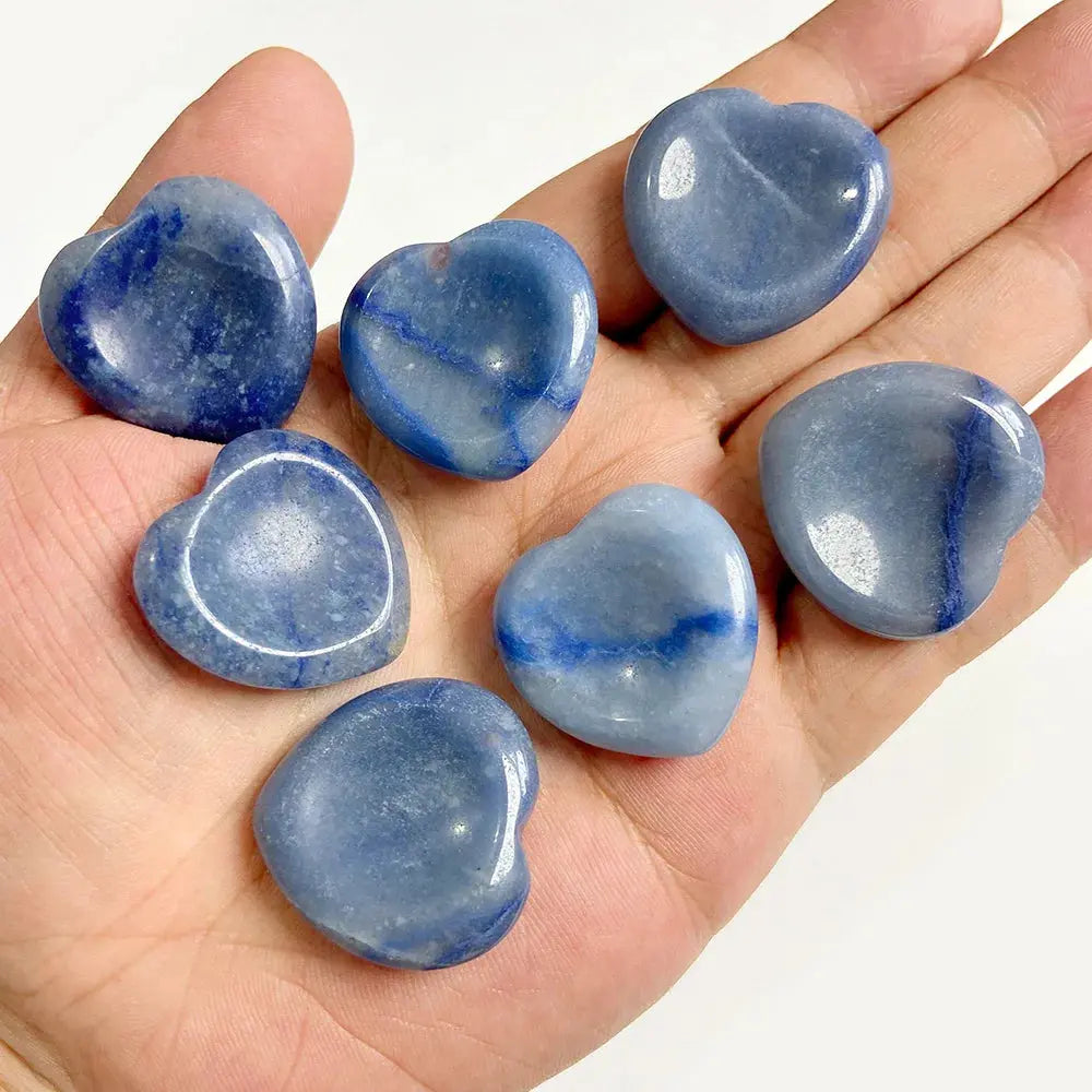 Heart Hand Stone Massage Set – Relaxation in Your Palm - Gems Ritual