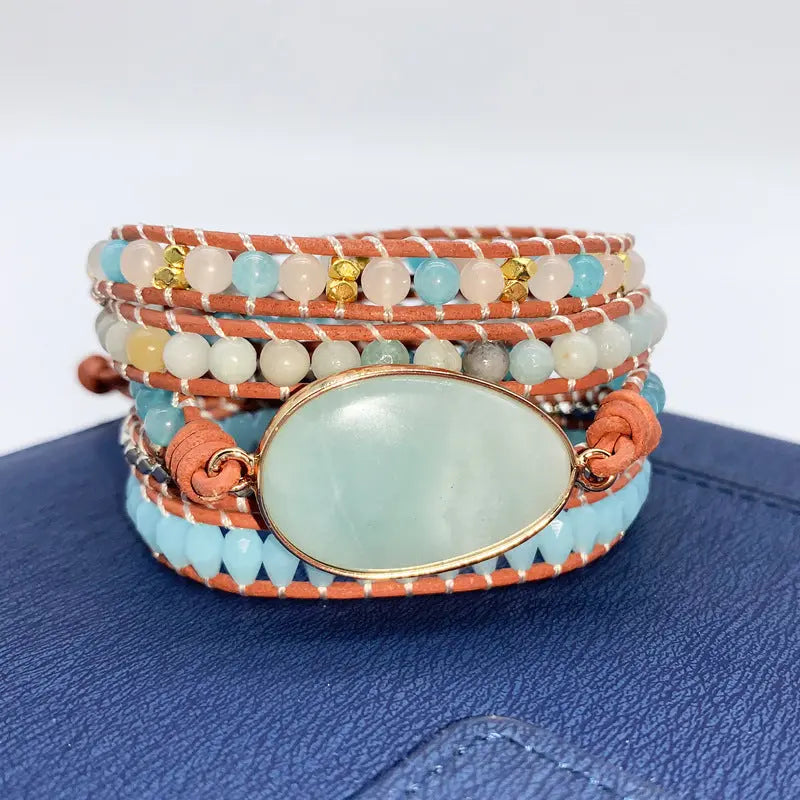 Agate & Jasper Charm Bracelet – A Playful Layered Design for Positive Energy Gems Ritual