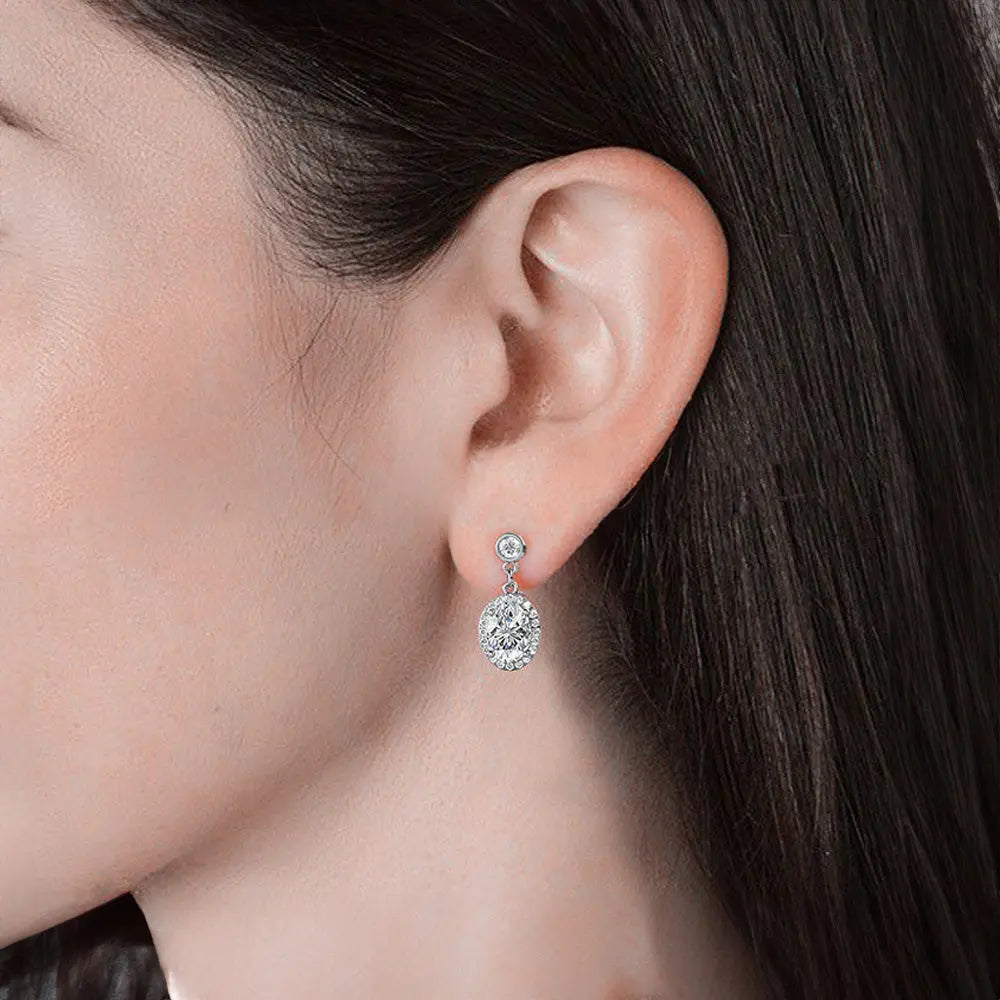 Luxury in Every Detail – Exquisite Topaz Drop Earrings - Gems Ritual