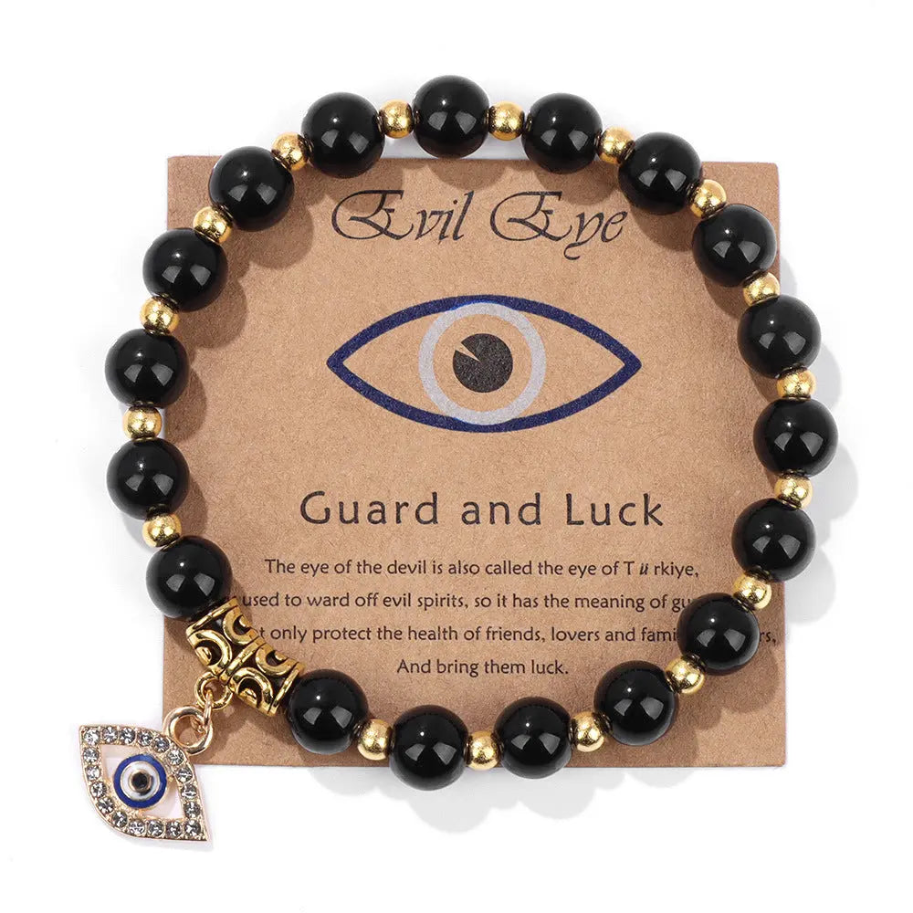 Unisex Agate Bead Bracelet – Elegance with a Touch of Energy - Gems Ritual