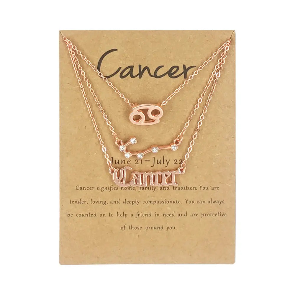 Birthstone Necklaces – Modern Design with Astrological Charms - Gems Ritual