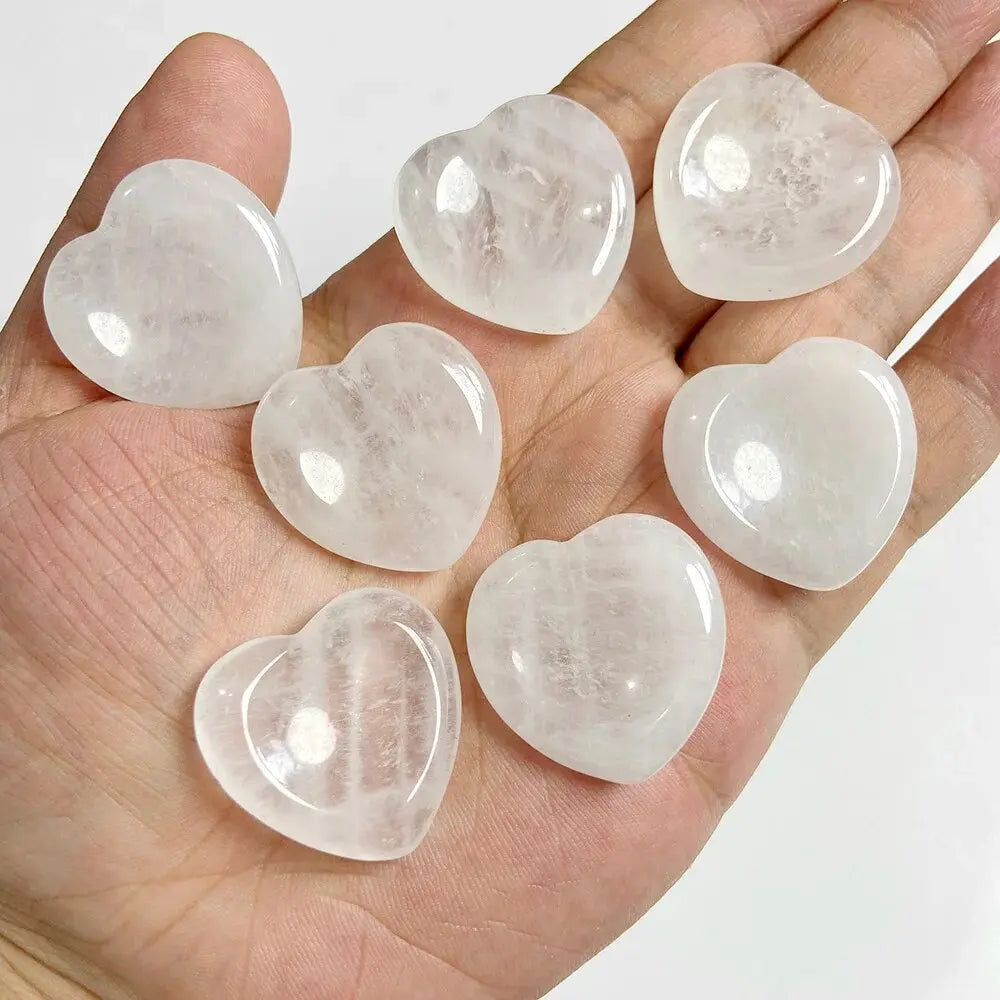 Heart Hand Stone Massage Set – Relaxation in Your Palm - Gems Ritual