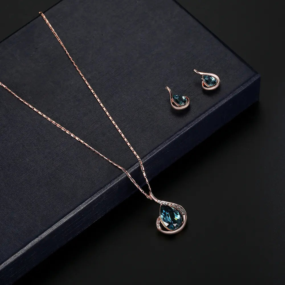 Timeless Diamond Jewelry Set – Necklace & Earrings for Every Occasion Gems Ritual