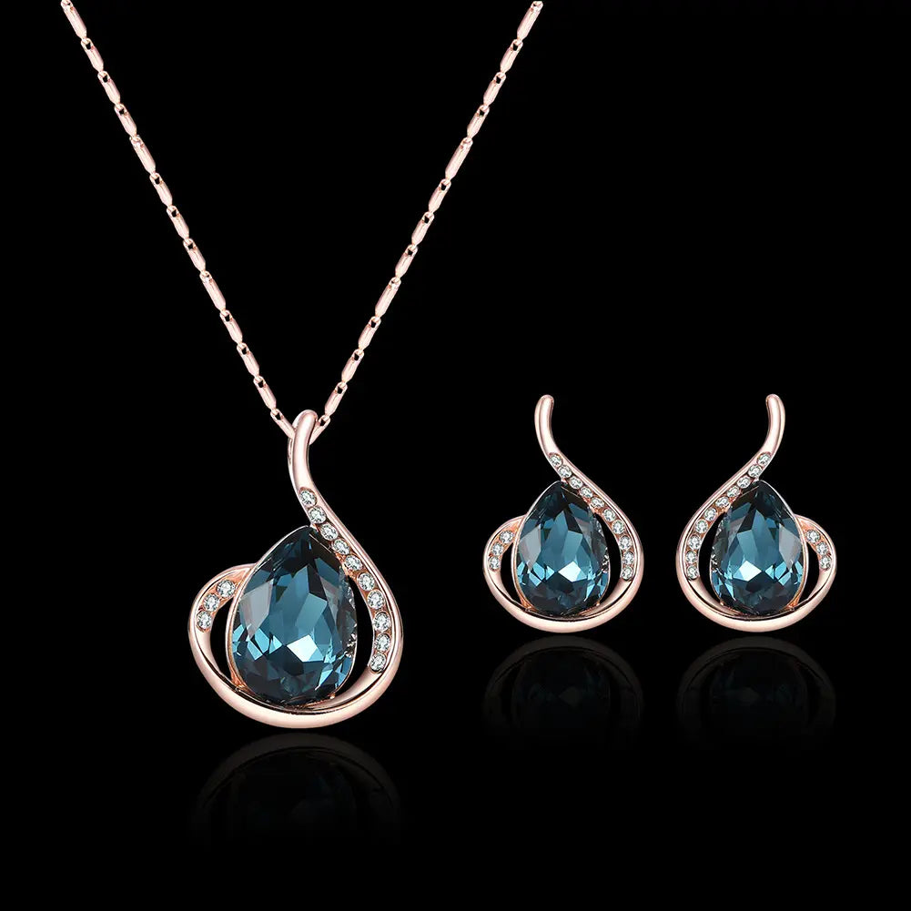Timeless Diamond Jewelry Set – Necklace & Earrings for Every Occasion Gems Ritual