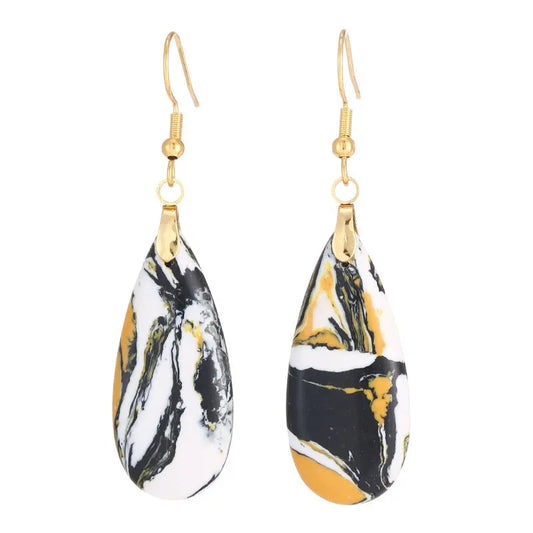 Elegant Teardrop Earrings with Imperial Stone – Versatile Jewelry for Women - Gems Ritual