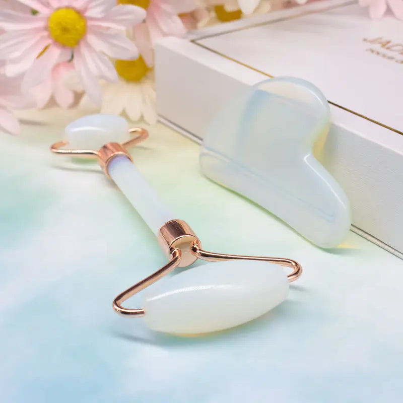 Opal Face Massage Set – Skincare Reimagined - Gems Ritual
