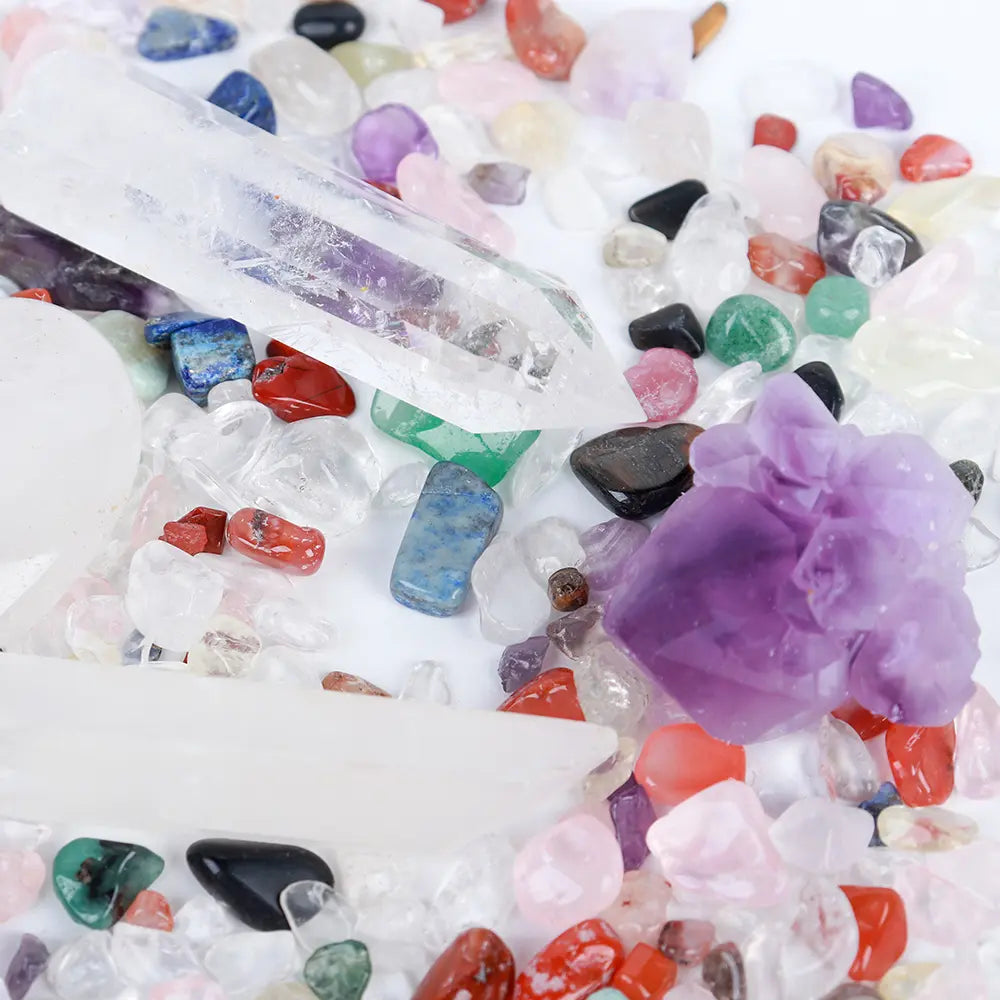 Mystic Energy Crystal Ball and Healing Gemstone Collection - Gems Ritual