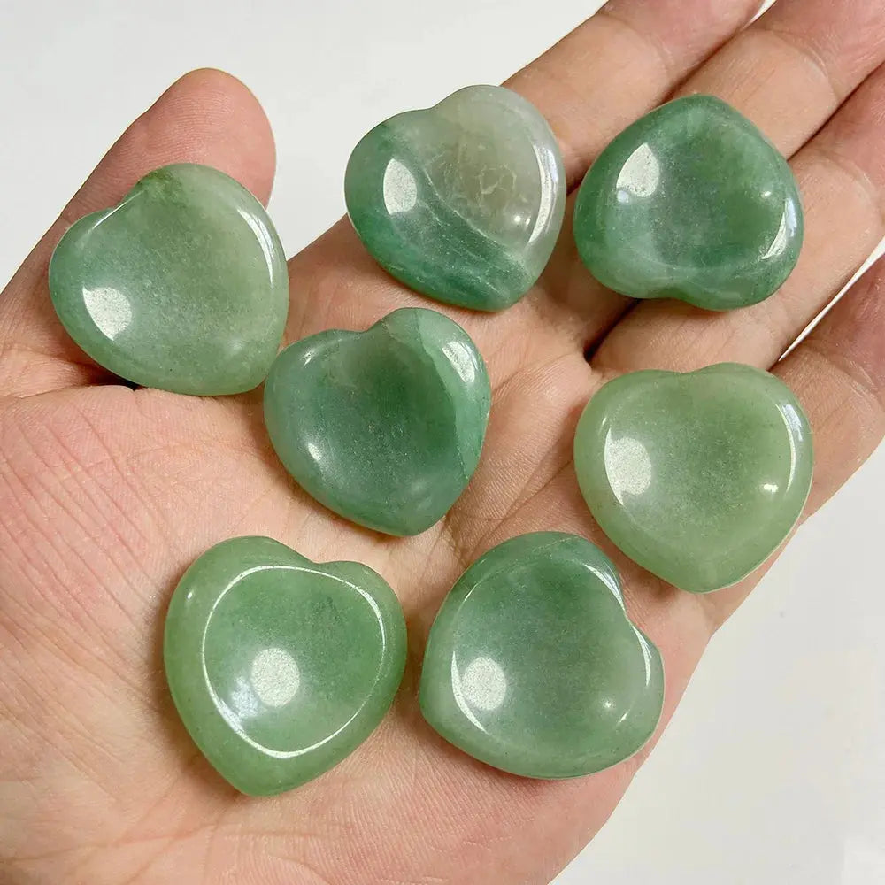 Heart Hand Stone Massage Set – Relaxation in Your Palm - Gems Ritual