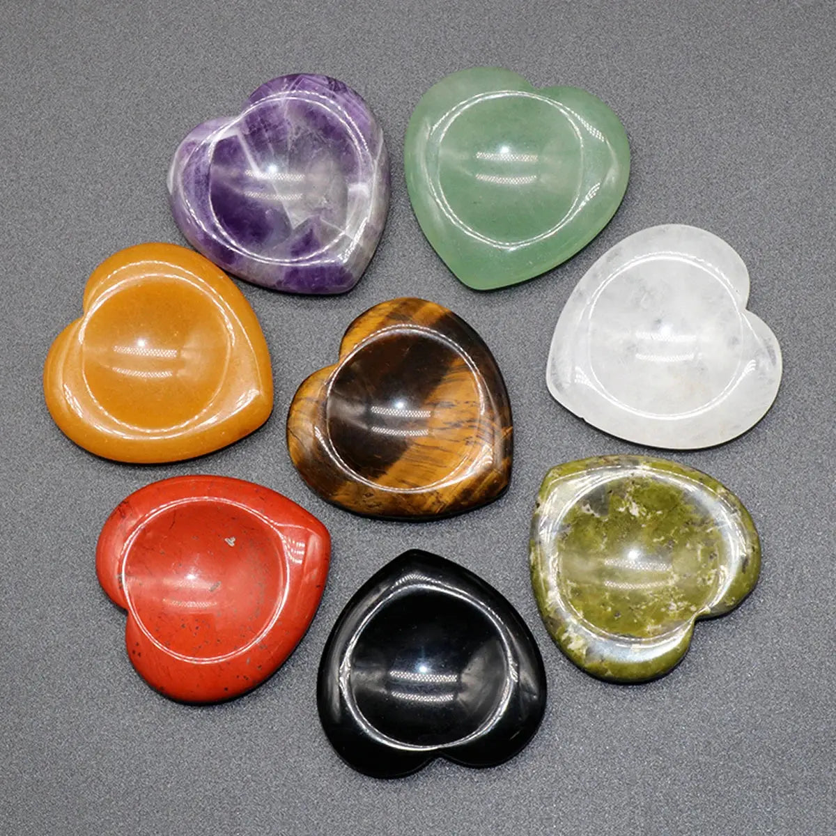 Natural Crystal Heart Stone – Pocket-Sized Energy Healing Gems Ritual