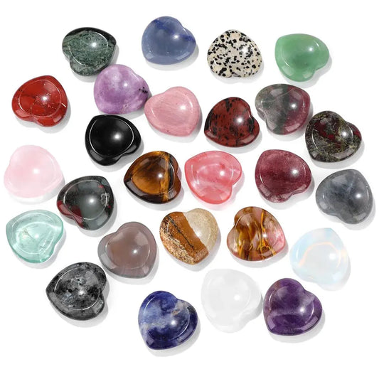 Heart Hand Stone Massage Set – Relaxation in Your Palm - Gems Ritual
