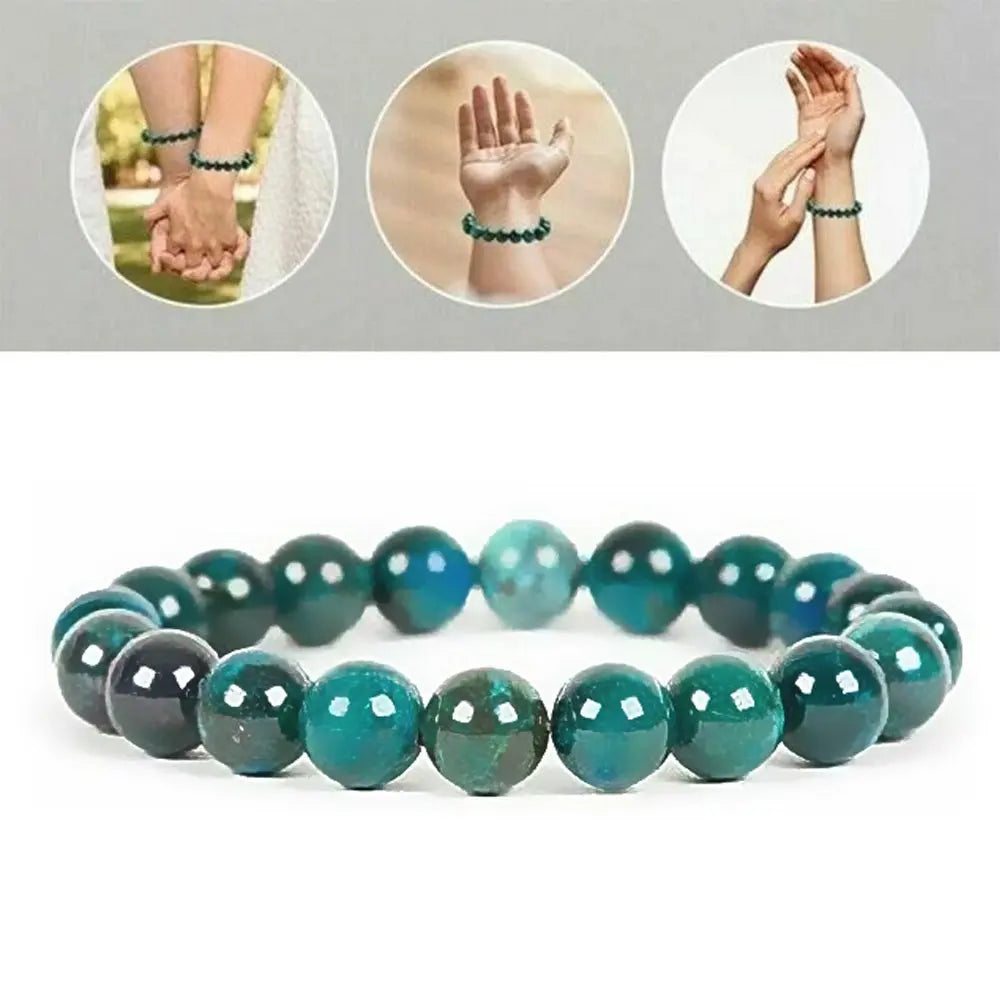 Natural Malachite Bracelet – Strength & Protection Jewelry - Gems Ritual