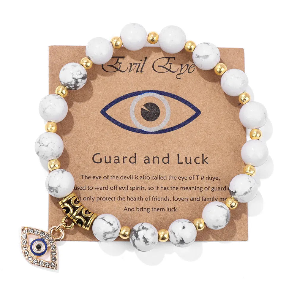 Unisex Agate Bead Bracelet – Elegance with a Touch of Energy - Gems Ritual