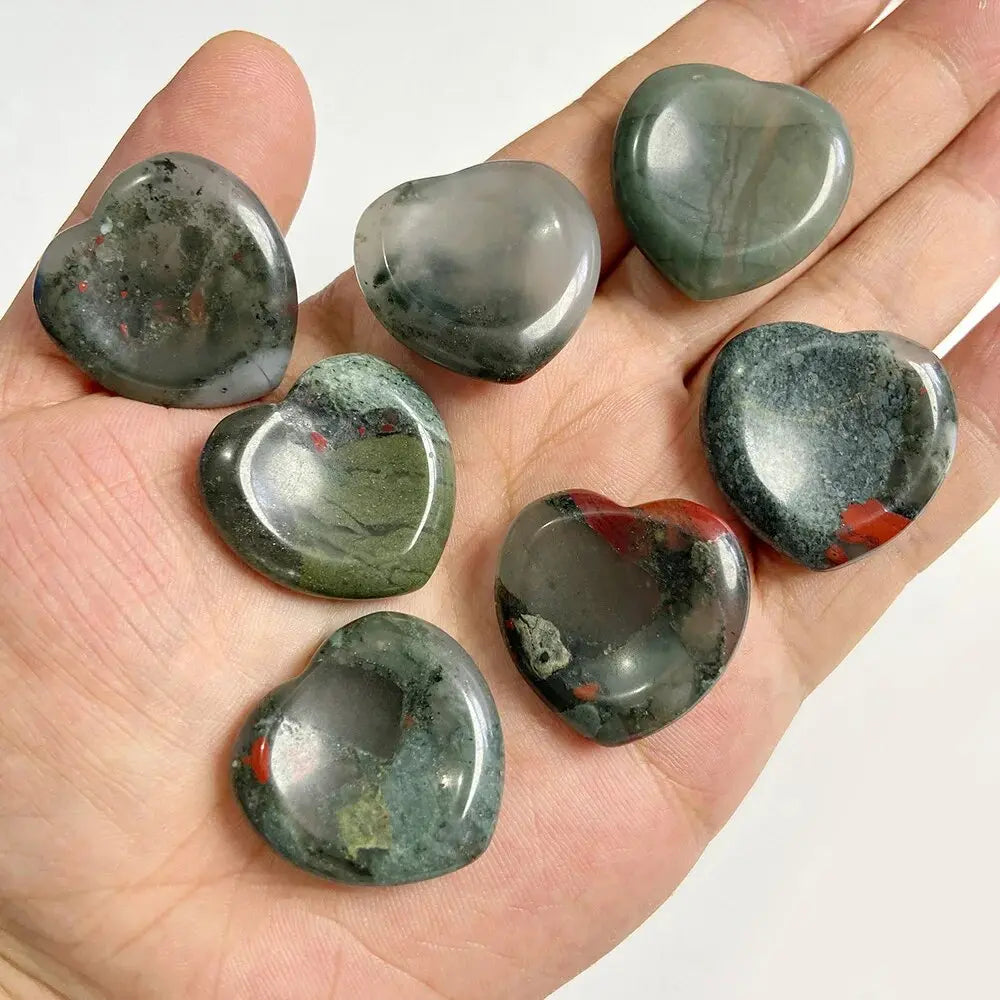 Heart Hand Stone Massage Set – Relaxation in Your Palm - Gems Ritual