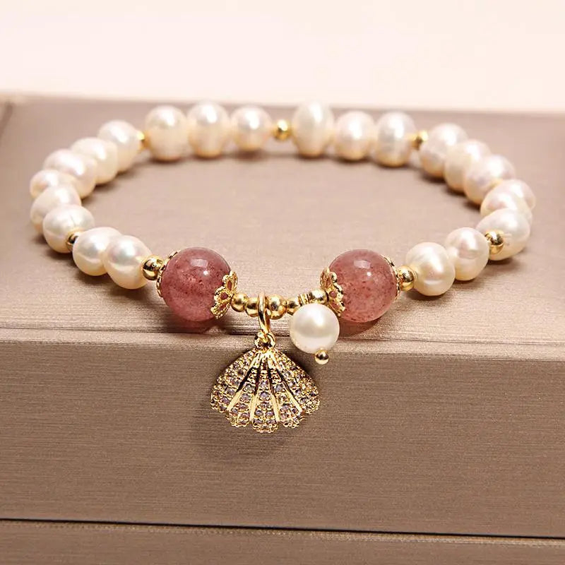 Natural Freshwater Pearl Bracelet – Classic Chic Gems Ritual