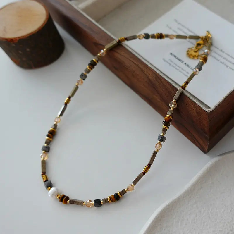 Bohemian Gemstone & Pearl Necklace – A Unique Blend of Color, Energy, and Style Gems Ritual