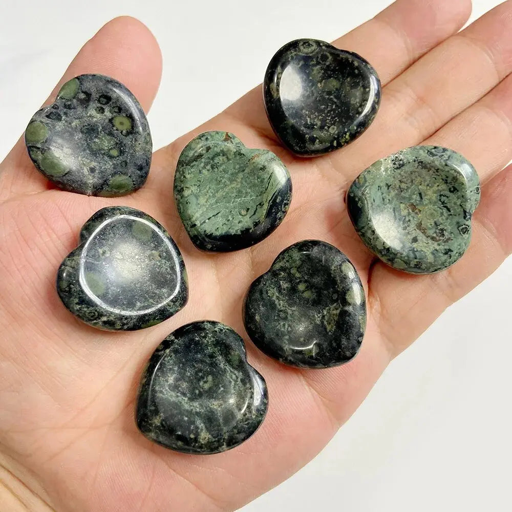 Heart Hand Stone Massage Set – Relaxation in Your Palm - Gems Ritual