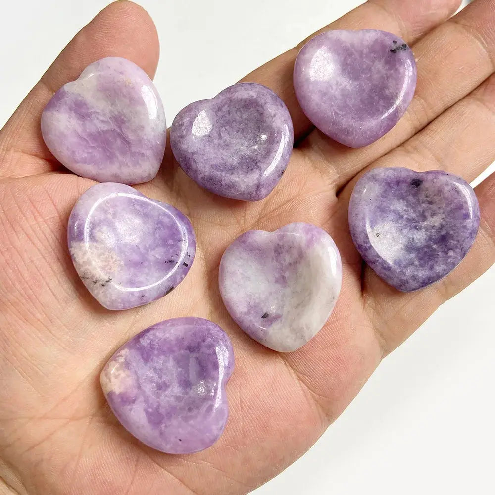 Heart Hand Stone Massage Set – Relaxation in Your Palm - Gems Ritual
