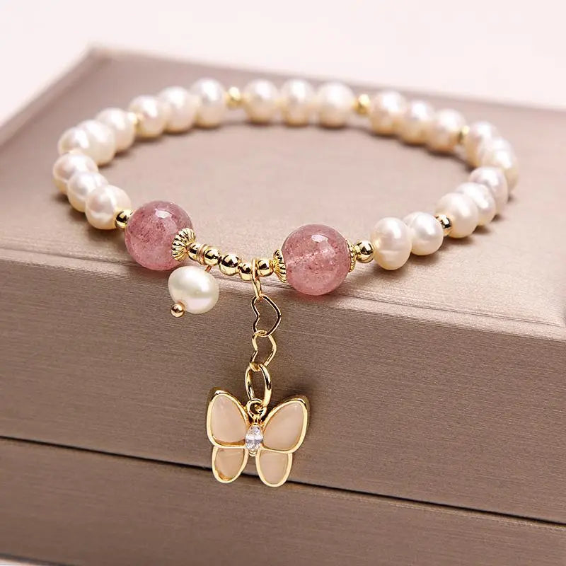 Natural Freshwater Pearl Bracelet – Classic Chic Gems Ritual