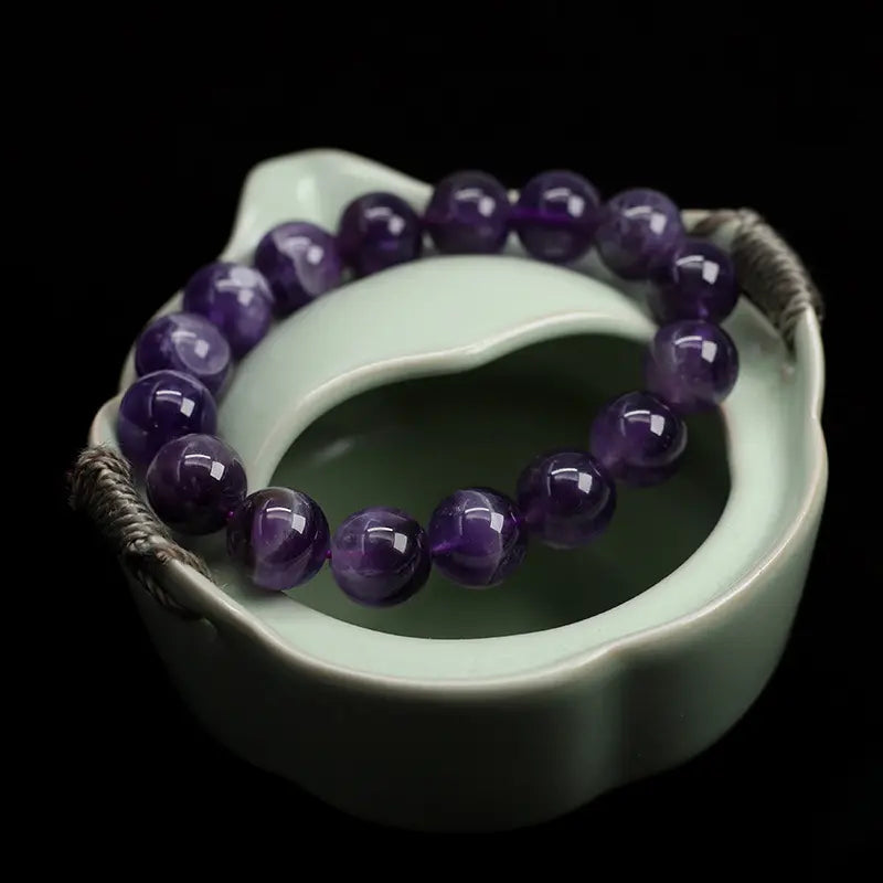 A Natural Amethyst Bracelet to Inspire Harmony & Strength Gems Ritual