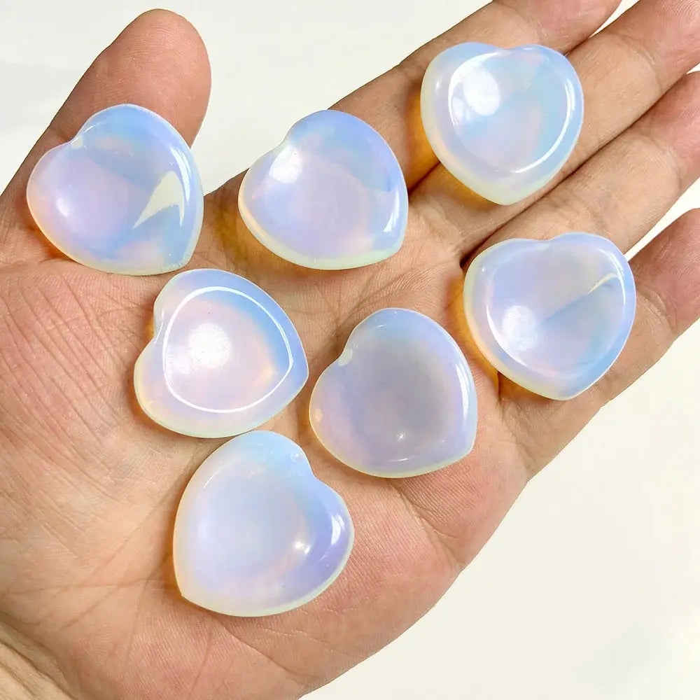 Heart Hand Stone Massage Set – Relaxation in Your Palm - Gems Ritual