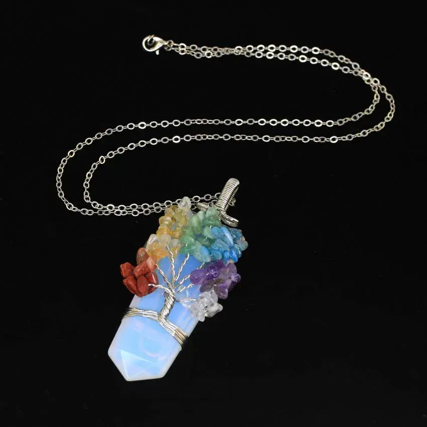 Nature’s Essence Crystal Necklace – A Fusion of Beauty & Energy Gems Ritual