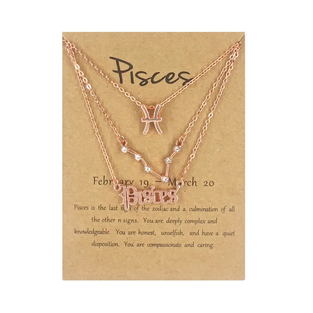 Birthstone Necklaces – Modern Design with Astrological Charms - Gems Ritual