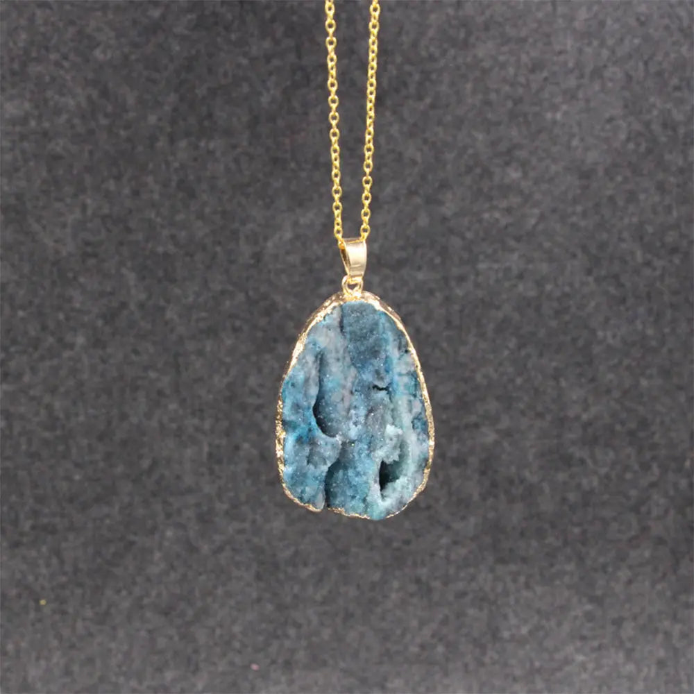 Natural Raw Crystal Pendant for Healing Energy - Gems Ritual