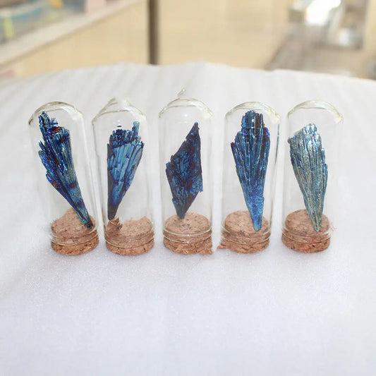 Mystical Black Tourmaline Crystal Encased in Glass – A Symbol of Energy Protection - Gems Ritual