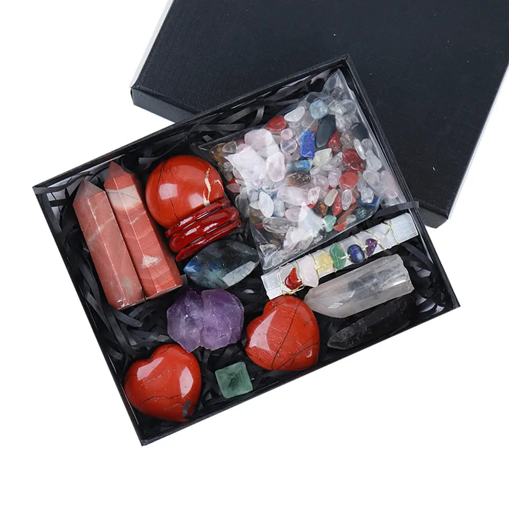 Mystic Energy Crystal Ball and Healing Gemstone Collection - Gems Ritual