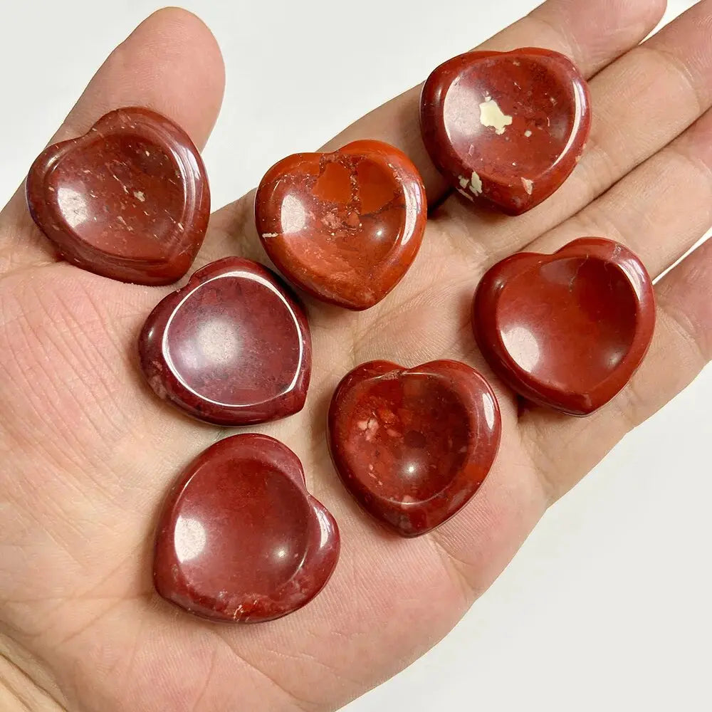 Heart Hand Stone Massage Set – Relaxation in Your Palm - Gems Ritual