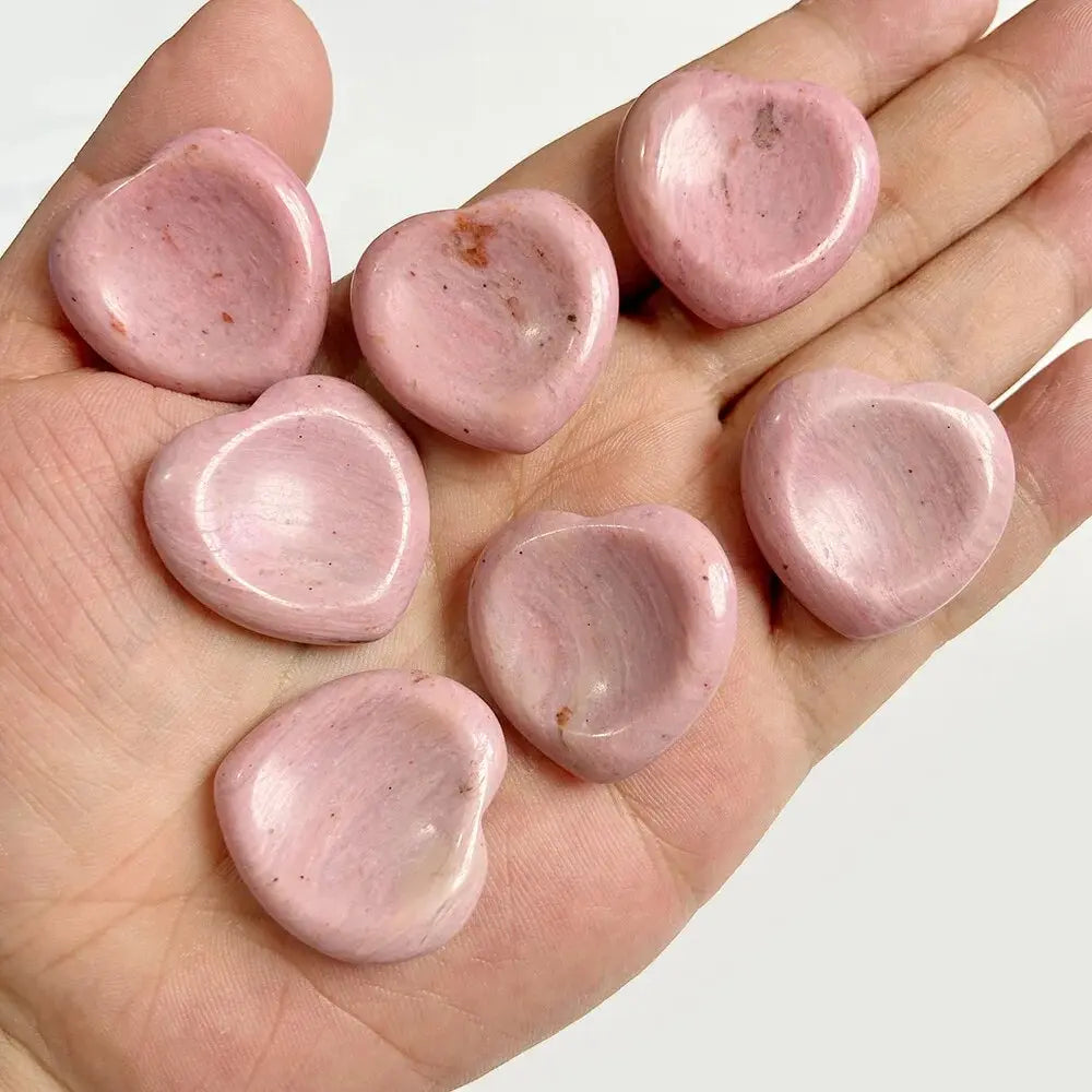 Heart Hand Stone Massage Set – Relaxation in Your Palm - Gems Ritual