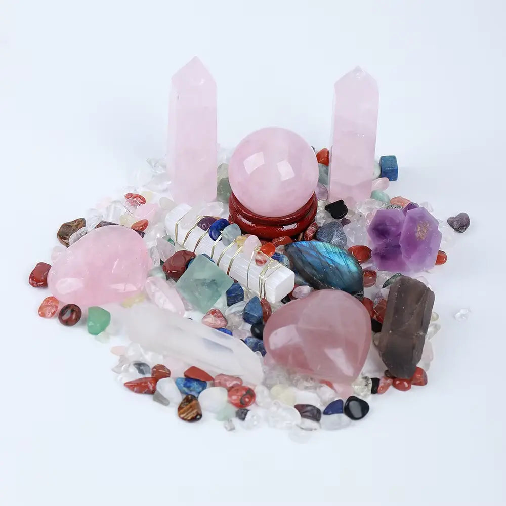 Mystic Energy Crystal Ball and Healing Gemstone Collection Gems Ritual