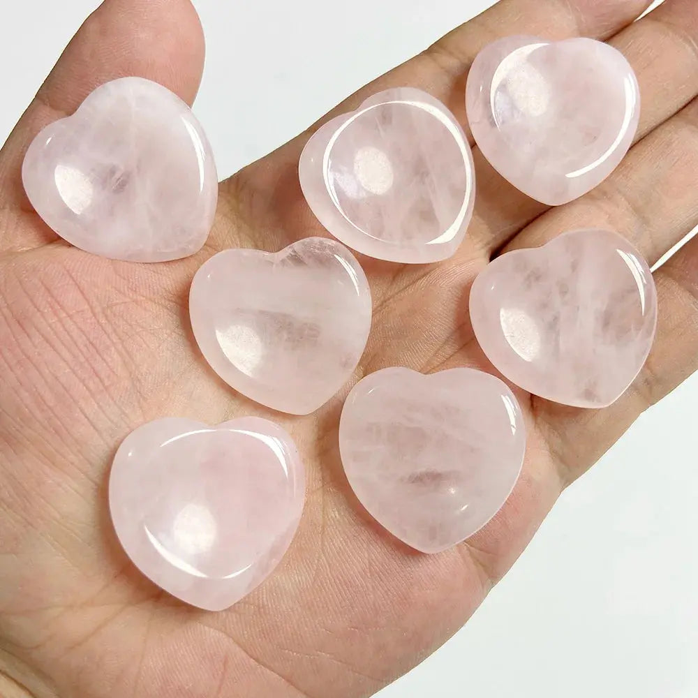 Heart Hand Stone Massage Set – Relaxation in Your Palm - Gems Ritual
