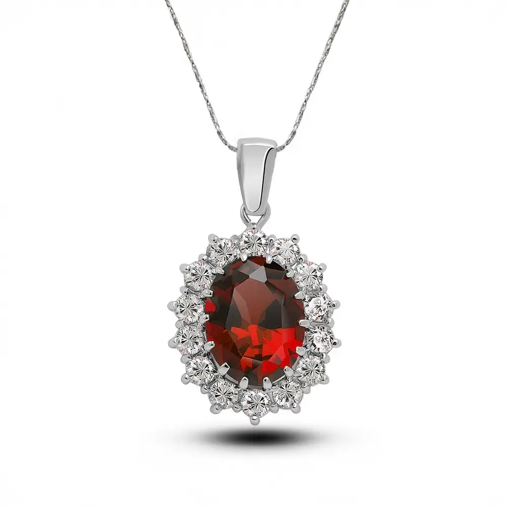 Glamorous Sapphire Jewelry Set with Zirconia Accents Gems Ritual