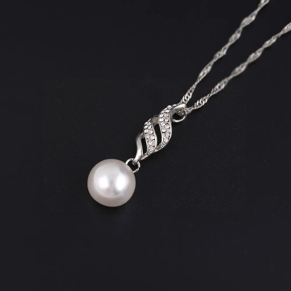 Sophisticated Pearl Jewelry Set for Festive and Everyday Charm - Gems Ritual