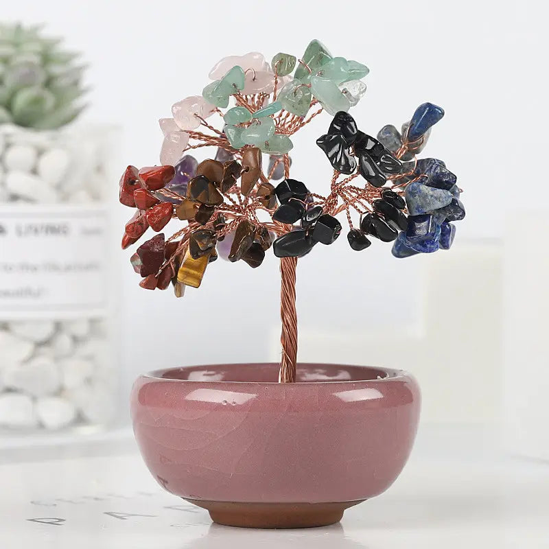 Crystal Energy Tree of Life – A Symbol of Growth and Harmony Gems Ritual