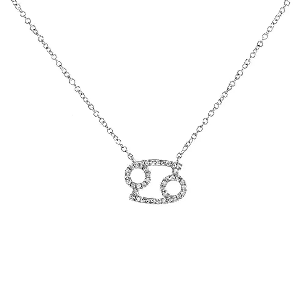 Celestial Diamond Zodiac Necklace – Astrology Sign Jewelry Gift - Gems Ritual