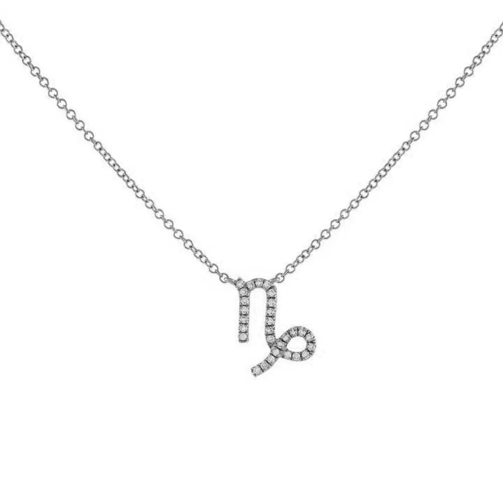 Celestial Diamond Zodiac Necklace – Astrology Sign Jewelry Gift - Gems Ritual