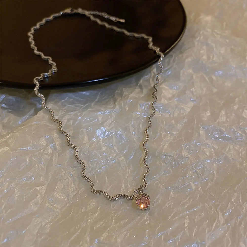 Morganite Jewelry Set – Delicate Waves of Style - Gems Ritual