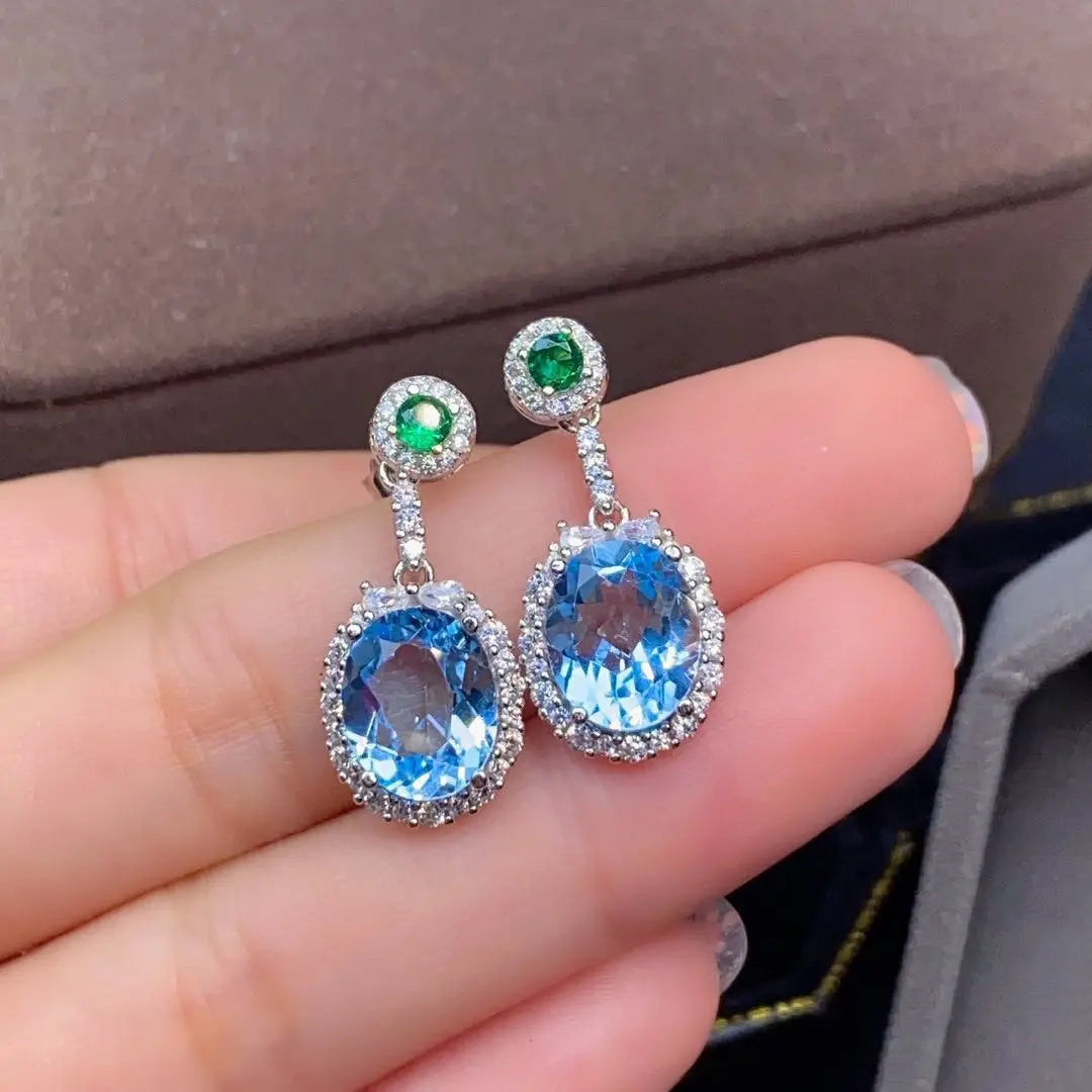 Aurora Blue Topaz Jewelry Set – A Symbol of Love Gems Ritual