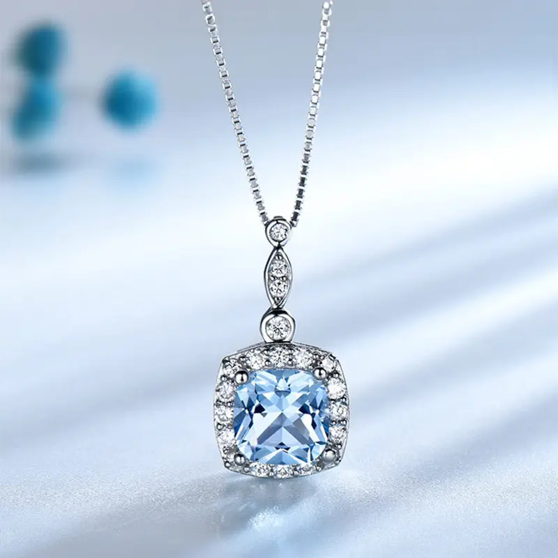 Luxury Blue Topaz Jewelry Collection – Necklace, Ring, Earrings & Bracelet Gems Ritual