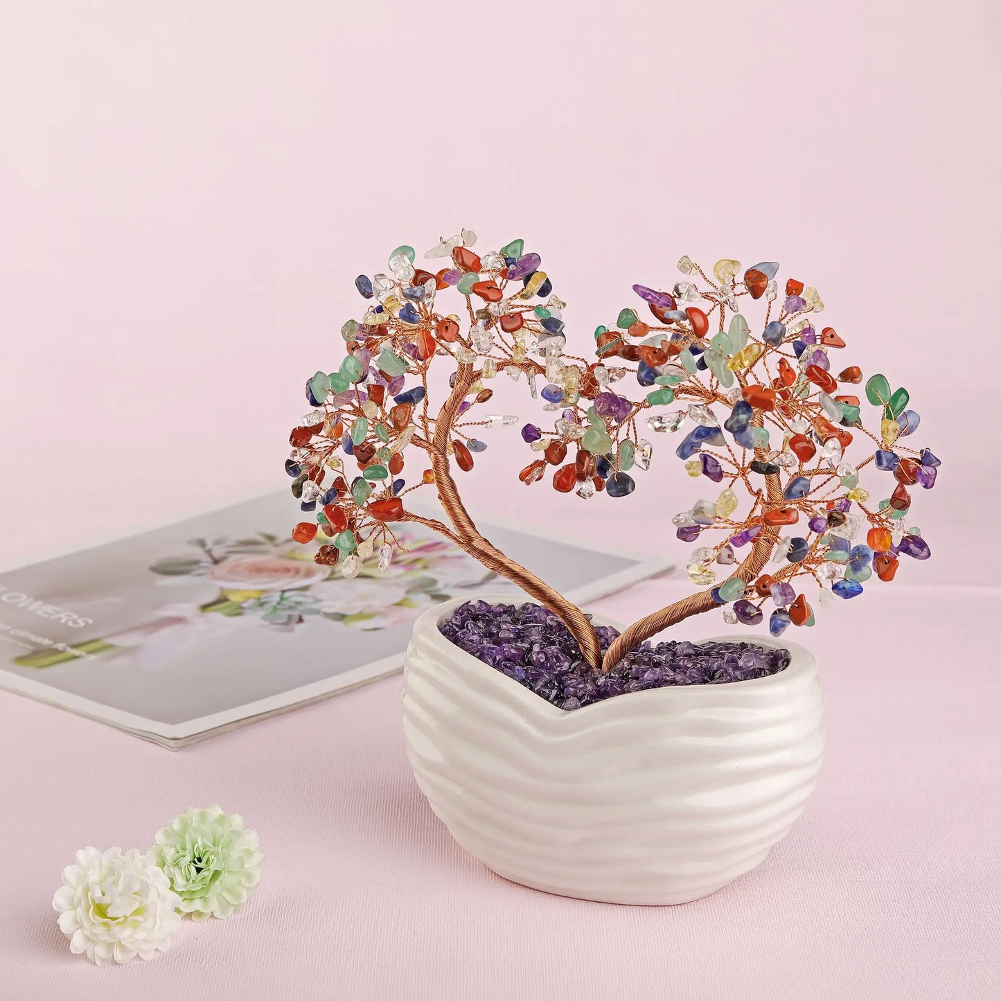 Healing Crystal Tree of Life – Attract Positivity and Balance Gems Ritual