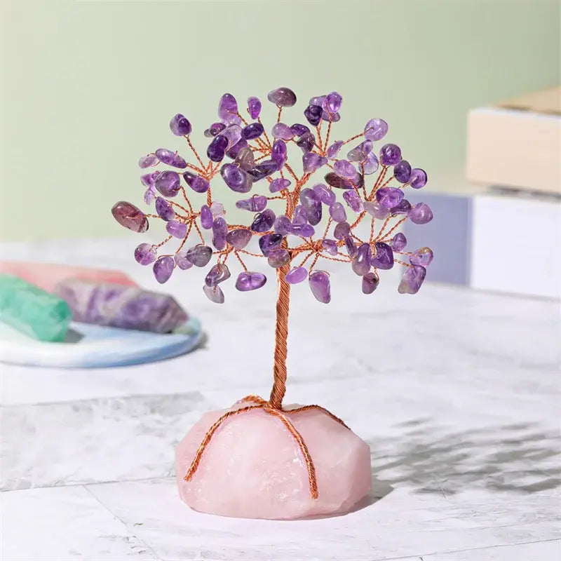 Crystal Energy Tree – Attract Wealth, Peace & Positivity - Gems Ritual