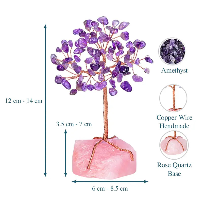 Crystal Energy Tree – Attract Wealth, Peace & Positivity - Gems Ritual