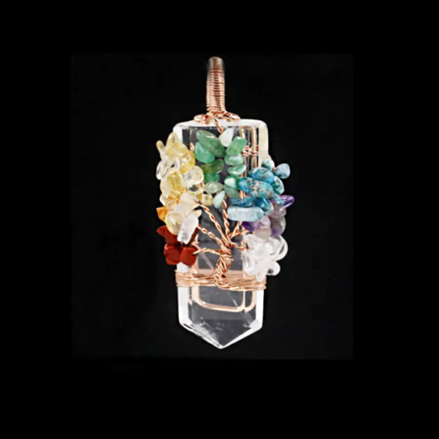 Nature’s Essence Crystal Necklace – A Fusion of Beauty & Energy Gems Ritual